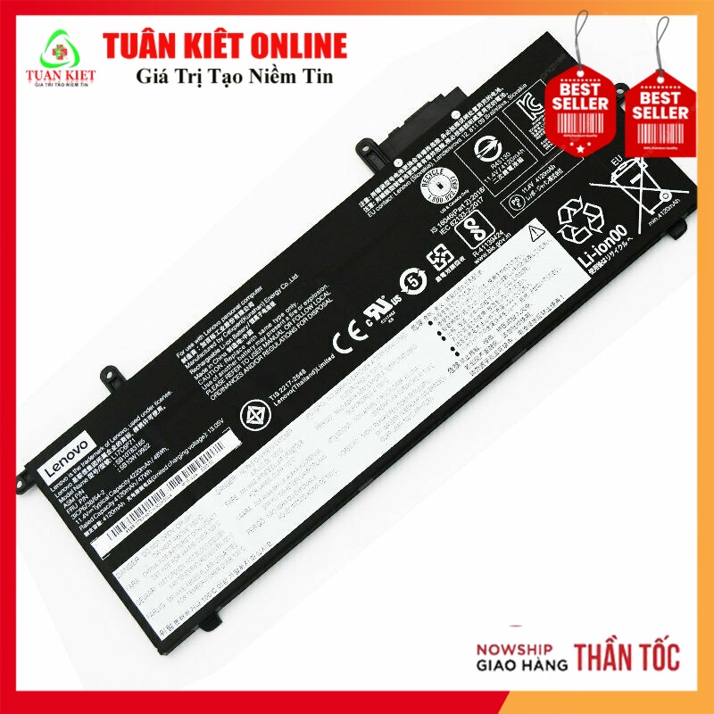 Pin Battery Lenovo ThinkPad X280 A285 L17L6P71 L17C6P71 L17M6P71 01AV472 01AV471 01AV484 Original 48