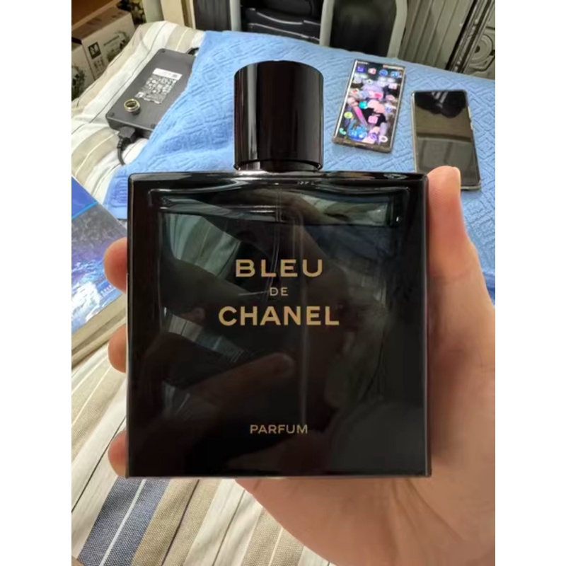 Chane Hộp Nước Hoa 100ml Bằng Gỗ Màu Xanh Dương Phiên Bản Giới Hạn Cho Nam Giới Hạn