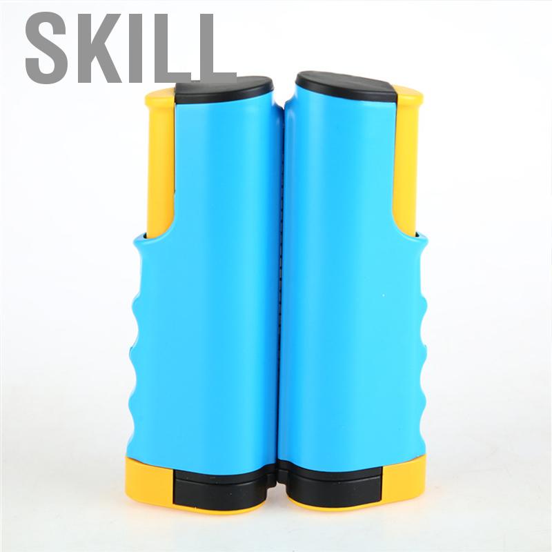 Skill Retractable Table Tennis Net Rack Fashionable Safe Wavy Edge Portable Pong Ball for Gym School