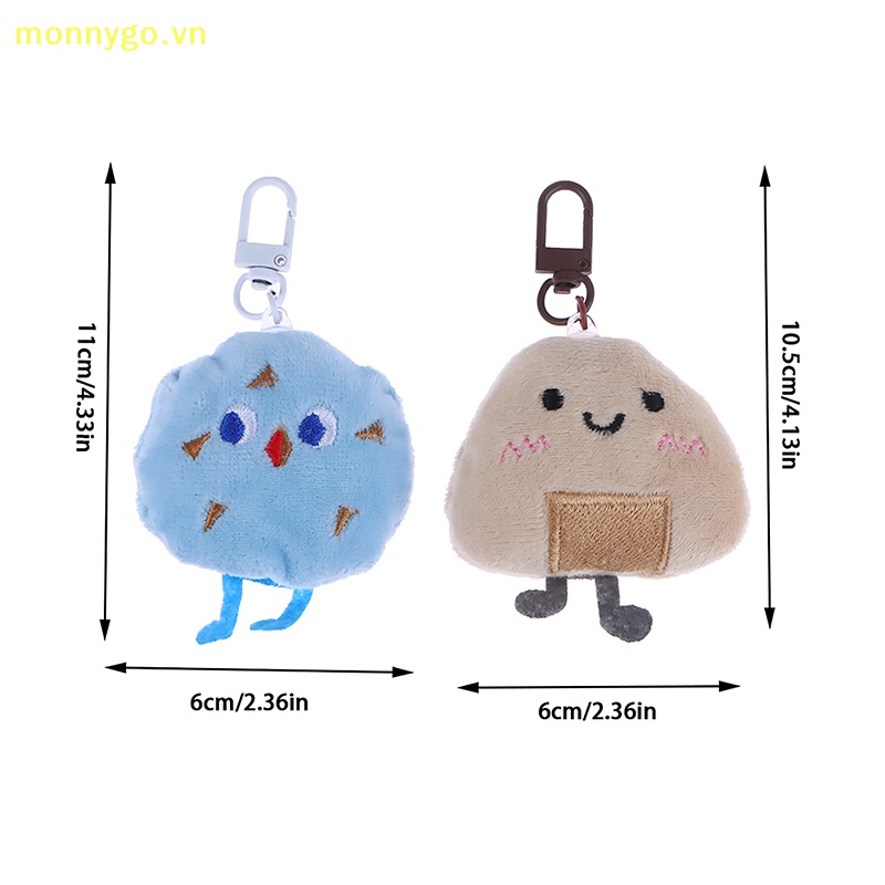Monnygo Móc Khóa Hình Cơm Nắm Nhồi Bông Đáng Yêu Cho Cặp Đôi vn