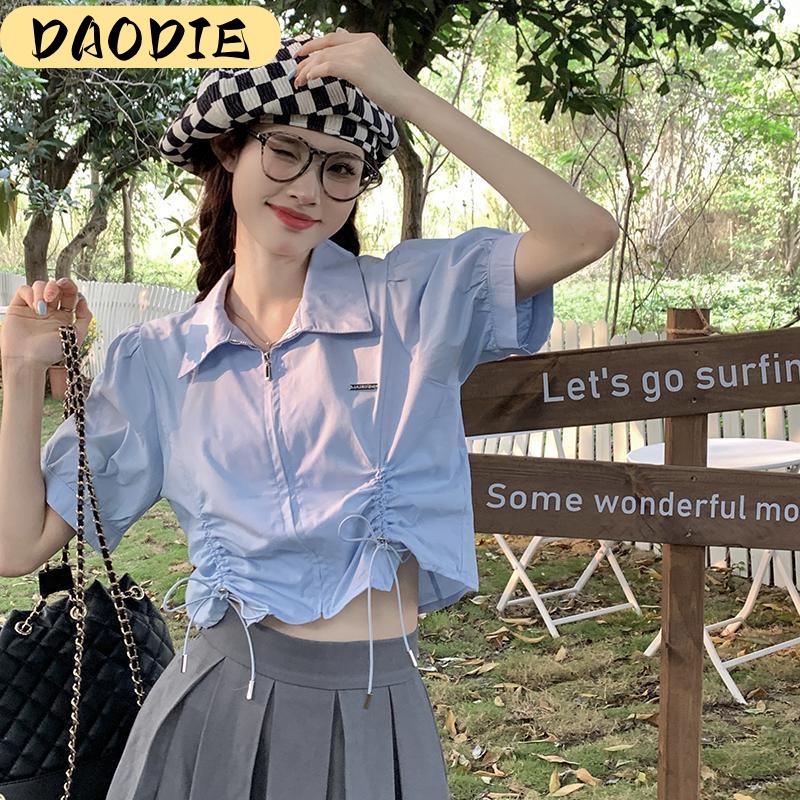 Cassie áo croptop áo croptop nữ Thiết kế ít người cao eo slim hottie ngắn áo khoác 2023 NEW JUN0603