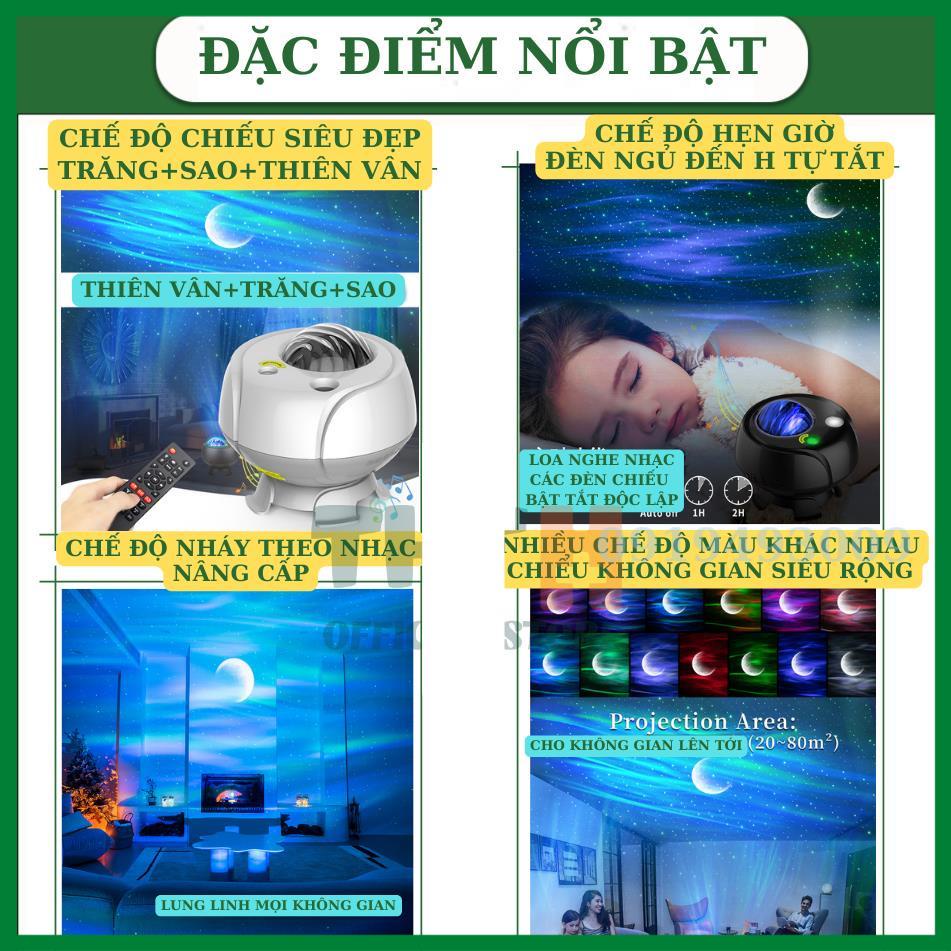 Đèn thiên hà v10Plus loa bluetooth - Đèn chiếu sao tạo không gian lãng mạn, sự kiện hội họp, phòng baz JUDI SHOP