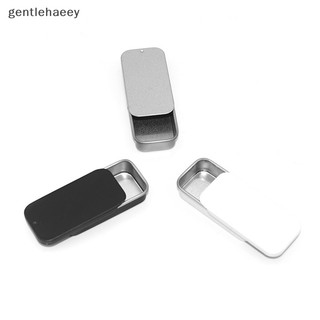 Gent hộp thiếc rỗng hình chữ nhật mini rỗng mạ thiếc đựng thuốc / kẹo