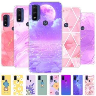 Ôp Điện Thoại Silicon Dẻo Trong Suốt Họa Tiết Hoa Xinh Xắn Cho motorola moto g pure / g stylus 5g 2021 moto g pure / g stylus 5g (2021) Ốp