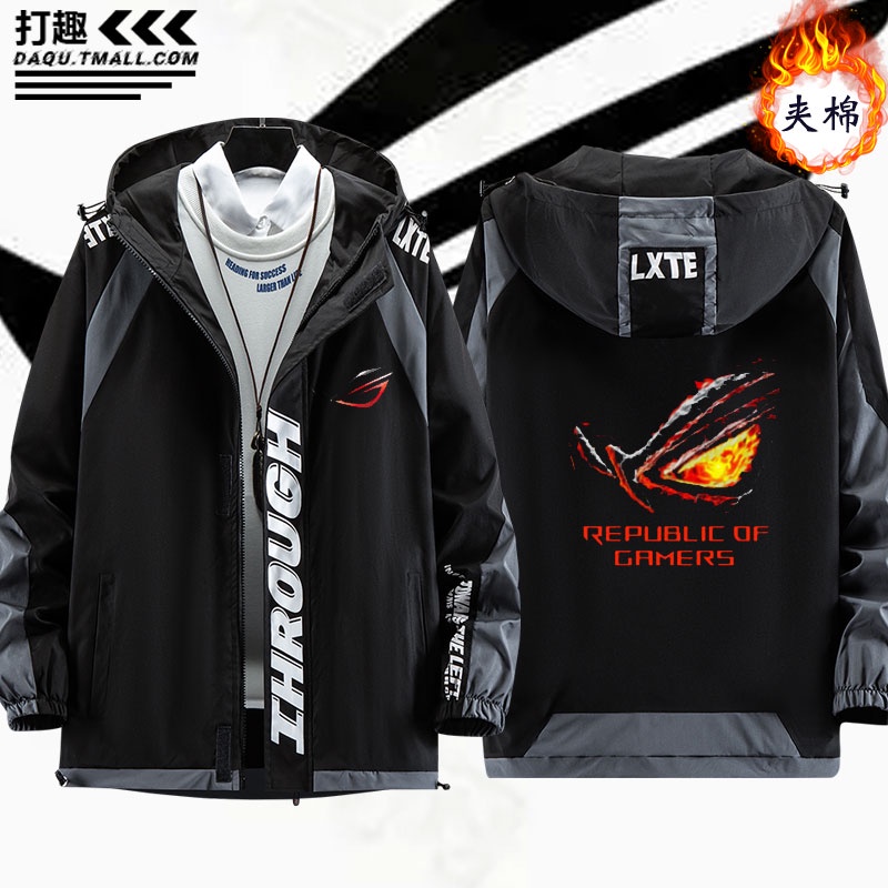 Áo Khoác In logo Con Mắt Thần Tài asus player country rog Thời Trang Thu Đông Cho Nam Và Nữ