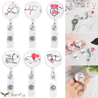 Dây Đeo Thẻ Id In Hình Ống Nghe Bác Sĩ Đáng Yêu