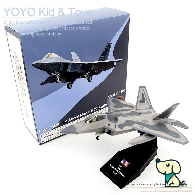 Mô Hình Máy Bay Chiến Đấu f-22a raptor fighter 03-4046 f22 Bằng Hợp Kim Tỉ Lệ 1 / 100 Đẹp Mắt