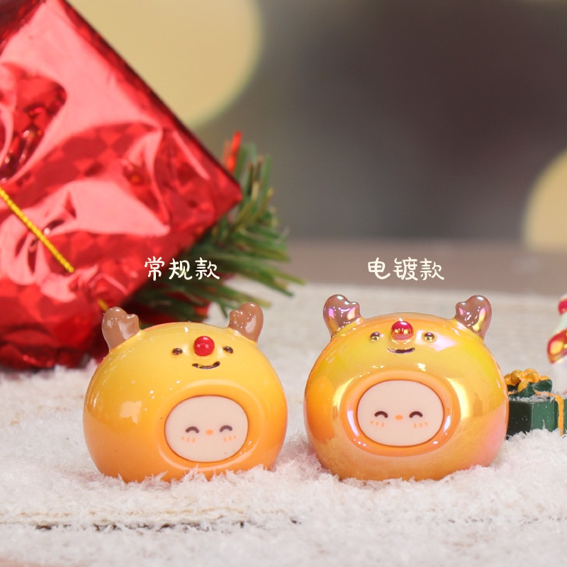 Mô Hình Nhân Vật Hoạt Hình anime Bằng Nhựa resin Dễ Thương Để Bàn Trang Trí Giáng Sinh