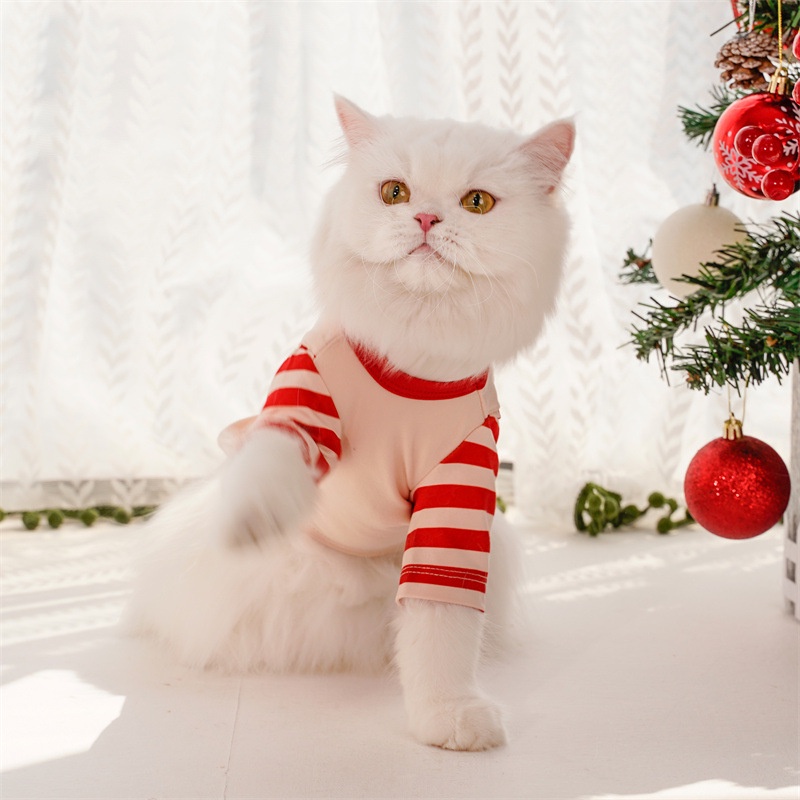 Giáng Sinh Cho Chó Quần Áo Cotton Thú Cưng Quần Áo Áo Khoác Cho Chó Nhỏ Mèo Áo Sơ Mi Chó Con Trang Phục Chihuahua Trang Phục Chó Quà Tặng