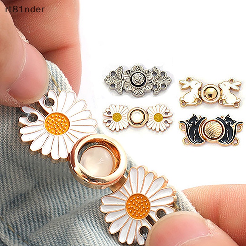 Rt Thắt Lưng Quần Jean Có Nút Điều Chỉnh Được Đóng Nút Vô Hình Tháo Rời Được n