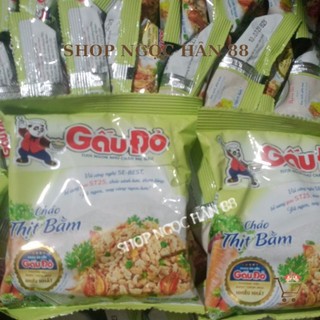 Gói cháo gấu đỏ Thịt băm/Cháo gà 50gram/gói