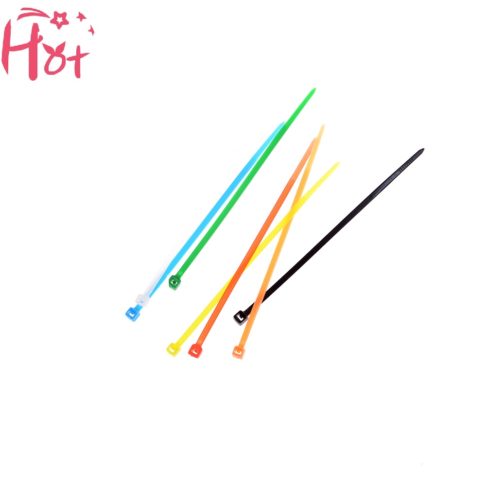 Set 100 Dây Rút Đa Sắc 3x100mm Đa Dụng Chất Lượng Cao