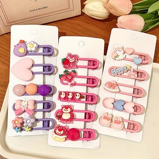 Set 5 Kẹp Tóc Dễ Thương Cho Bé Gái