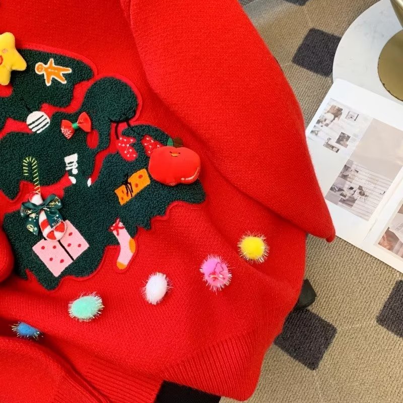 Áo sweater Tay Dài Cổ Tròn Dáng Rộng Thêu Họa Tiết Thời Trang Chất Lượng Cao Cho Nam Nữ