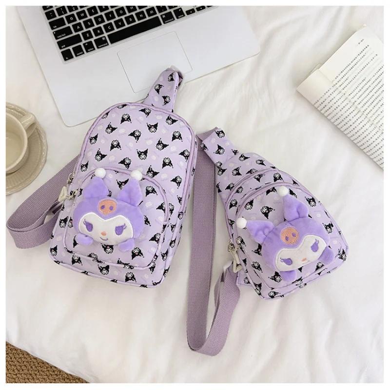 Sanrio Túi Đeo Vai Hàn Quốc Mùa Thu Đông Giáng Sinh Đẹp Mắt Đáng Yêu Cho Bé Gái