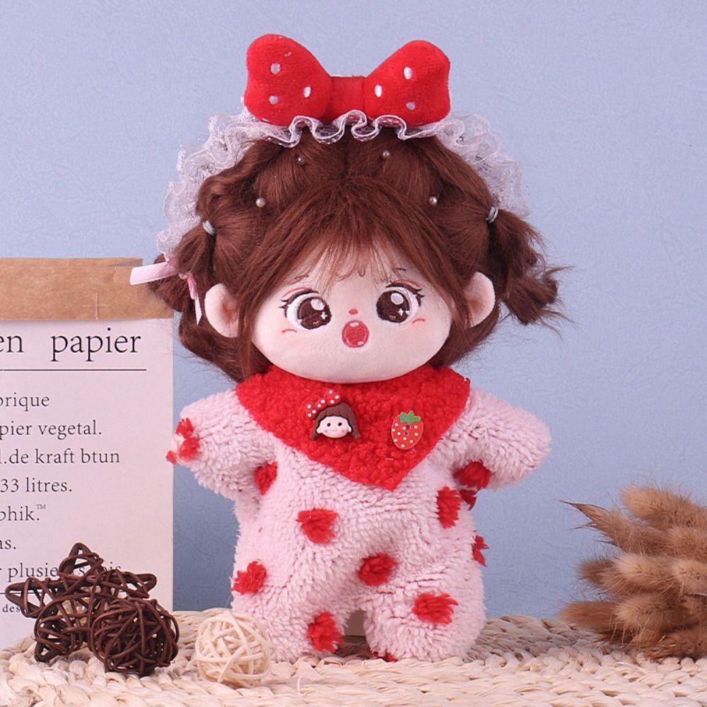 Áo cotton 20cm diy Che Phủ Đầu Trang Phục Mùa Đông Cho Búp Bê 20cm