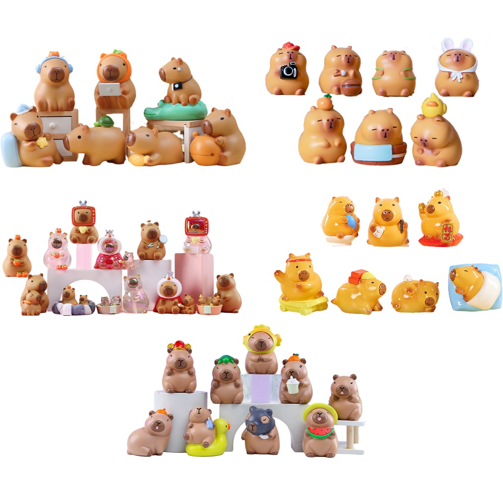 Daminglack * Đồ Chơi Mô Hình capybara Hoạt Hình Đáng Yêu Trang Trí Bàn Làm Việc Cho Trẻ Em Và Người Lớn