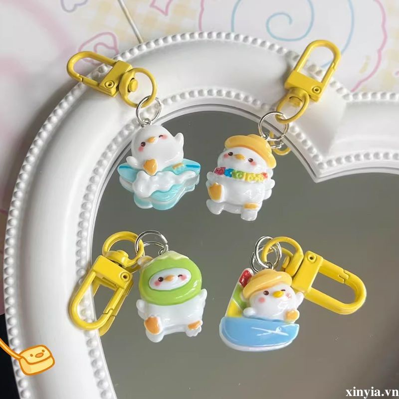 🌺🌺Móc Chìa Khóa Hình Vịt Xinh Xắn Dễ Thương Mới
