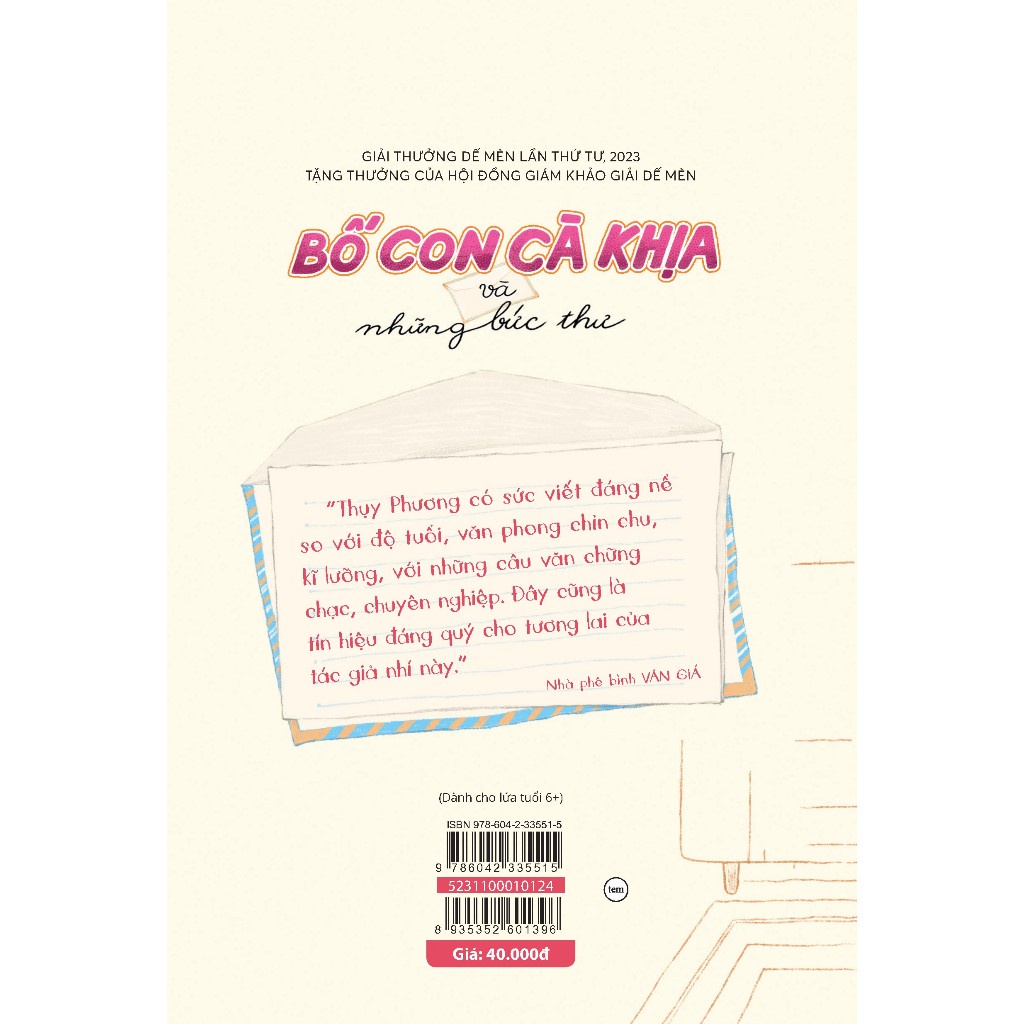 Sách Bố Con Cà Khịa Và Những Bức Thư  - Bản Quyền