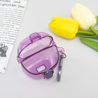 For JBL Tune Flex Headphone Protective Case PC Switch Hard Case Transparent Solid Color Dustproof Case Organizer JBL TUNE FLEX Headphone Protective Cover