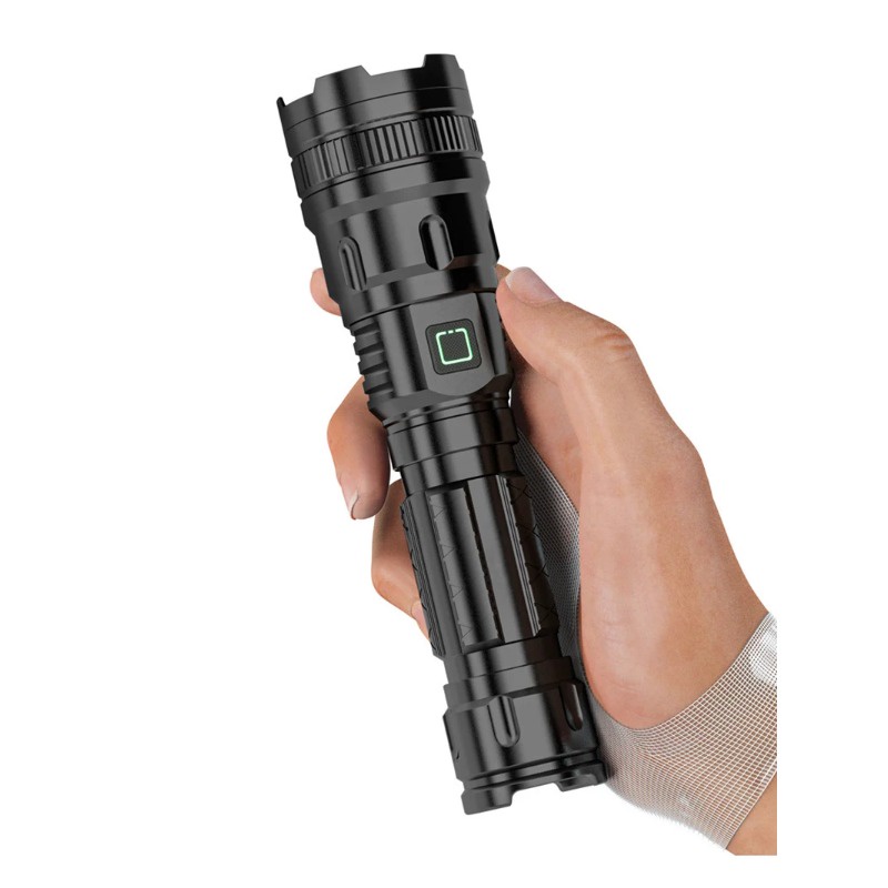 Đèn Pin led p50 Bằng Hợp Kim Nhôm Có Thể Sạc Lại Dùng Đi Săn / Cắm Trại