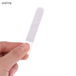 Piqt 1 cây dũa móng tay bằng thủy tinh nano tự nhiên trong suốt lấp lánh