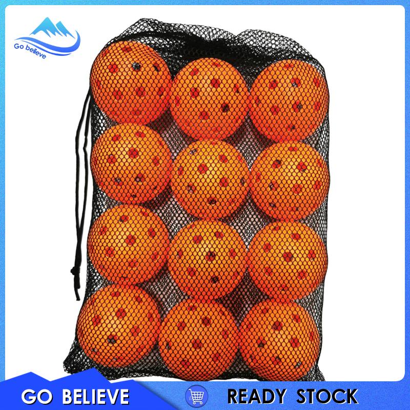 Set 12 Trái Bóng pickleball Tiêu Chuẩn Phụ Kiện Cho Trò Chơi Giải Trí Ngoài Trời