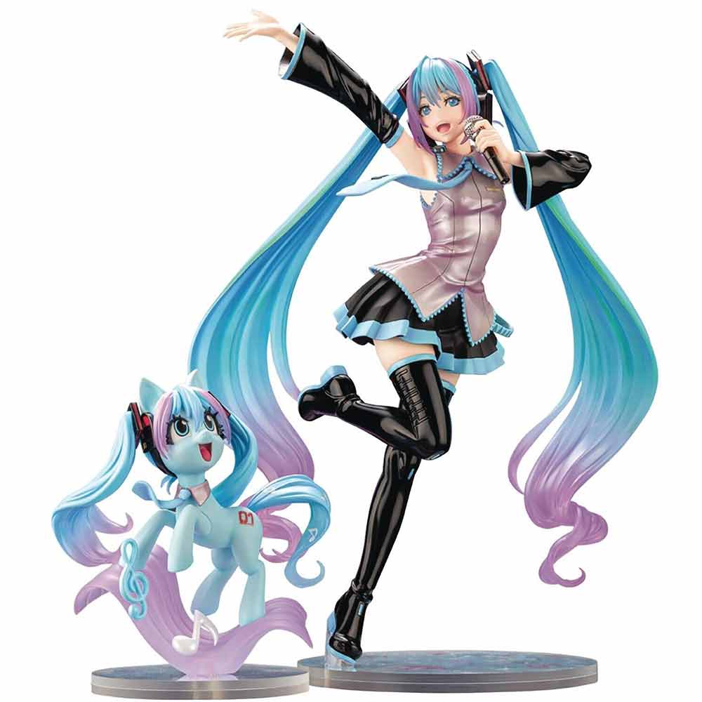 My Little Pony & Virtual Singer Rainbow Hatsune Miku PVC Action Figure Model