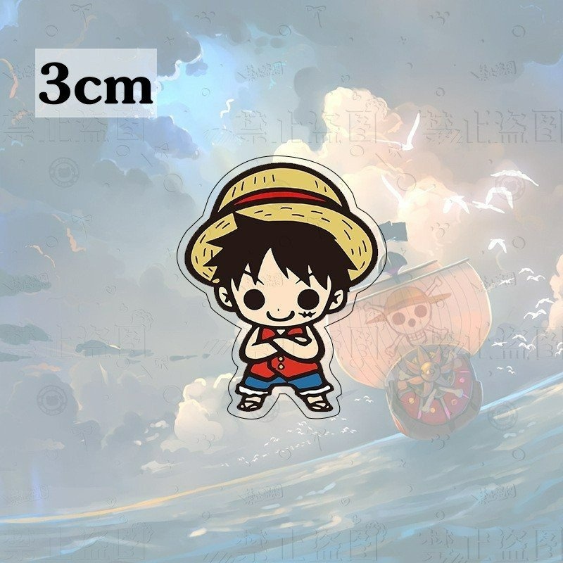 MÔ HÌNH Standee ONE PIECE ĐẢO HẢI TẶC ver MẮT ĐEN anime tượng mica trong acrylic chibi trong xinh xắn