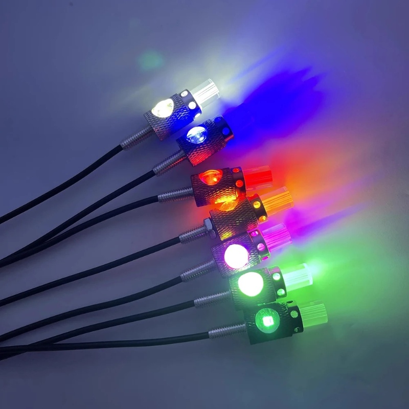 Set 2 Đèn Pha Siêu Sáng Hình Mắt Đại Bàng rgb Cho Xe Mô Tô ryt