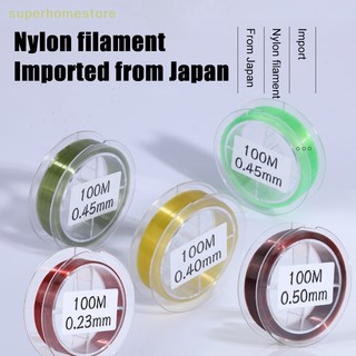 Spth cuộn dây câu cá 100m 100m chất liệu nylon chống thấm nước siêu bền