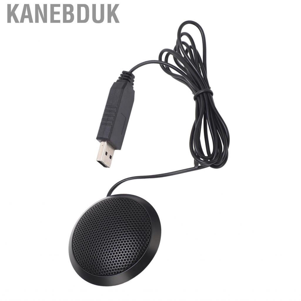 Kanebduk USB 360° Microphone  Portable Conference 10ft Pickup for Online Meetings Class