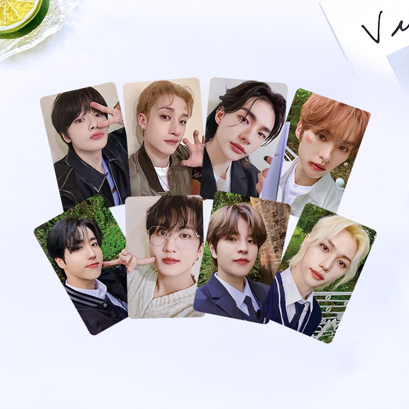 Bộ Thẻ Bài mini In Hình Các Thành Viên Nhóm Nhạc kpop stray kids