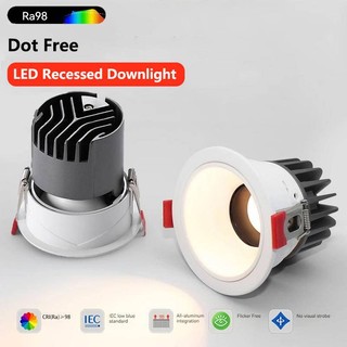 Đèn led âm trần 12w 20w đèn rửa tường gia dụng đèn trần cob đèn chiếu sáng hình đồi đèn led chống chói