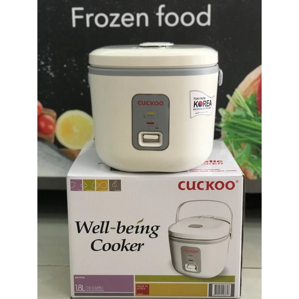 Nồi Cơm Điện Cuckoo 1.8l- Thiết Kế Độc Đáo, Hiện Đại -Mẫu Mói CR1918 Với Công Suất 900w- Nấu Cơm Ngon