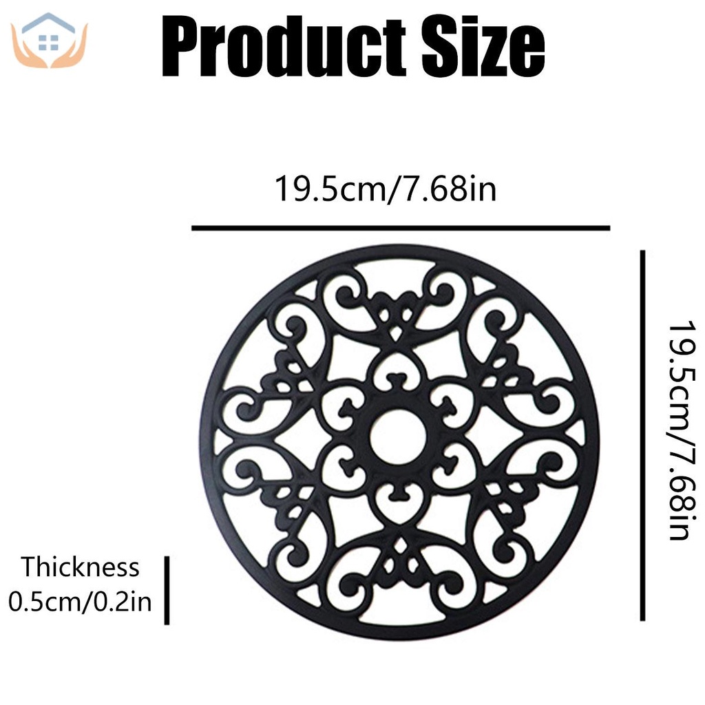 Bộ 3 Miếng Lót Nồi Bằng silicone Chống Trượt Chịu Nhiệt Tốt Tiện Dụng Cho Nhà Bếp Tkc0251