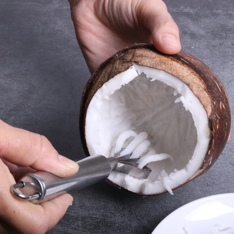 Máy bào đa năng bằng inox, dụng cụ nhà có thể dùng nạo cùi dừa hoặc đánh vảy cá,khui dừa tươi dụng c