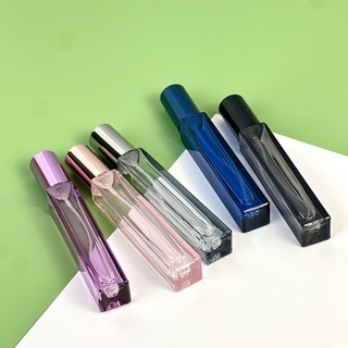 [HCM] Vỏ rỗng, chai đựng nước hoa 3ml, 5ml, 9ml, 10ml thân vuông cao gradient dày dặn, nắp cùng màu.
