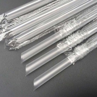 Ống hút nhựa trân châu phi 12/ phi 8 /phi 6- dài 20cm/18cm bao 500g ống hút trà sữa
