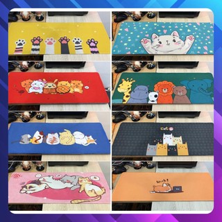Lót chuột chuyên game Size Lớn dễ thương chó mèo Size 80cm x 30cm x 0.3cm