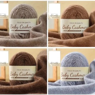 Cuộn Len Cashmere 50g Dùng Đan Khăn Choàng DIY