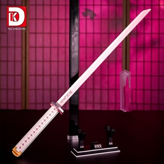 Đồ chơi Lắp ráp Mô hình thanh kiếm nhựa DK 1523 Demon Slayer Tsuyuri Kanao Sun Wheel Knife