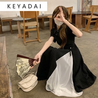 KEYADAI Chic váy nữ Đầm Body Cho thời váy xu hướng Thời trang Đơn giản Cute A92M0B6 2Z240109