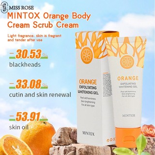 Miss rose orange body tẩy tế bào chết toàn thân gel tẩy tế bào chết tẩy tế bào chết da mặt tẩy tế bào chết làm sạch da