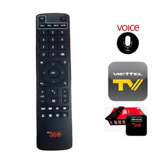 Remote điều khiển đầu thu viettel tv360 box 4k android tv box thông minh chính hãng