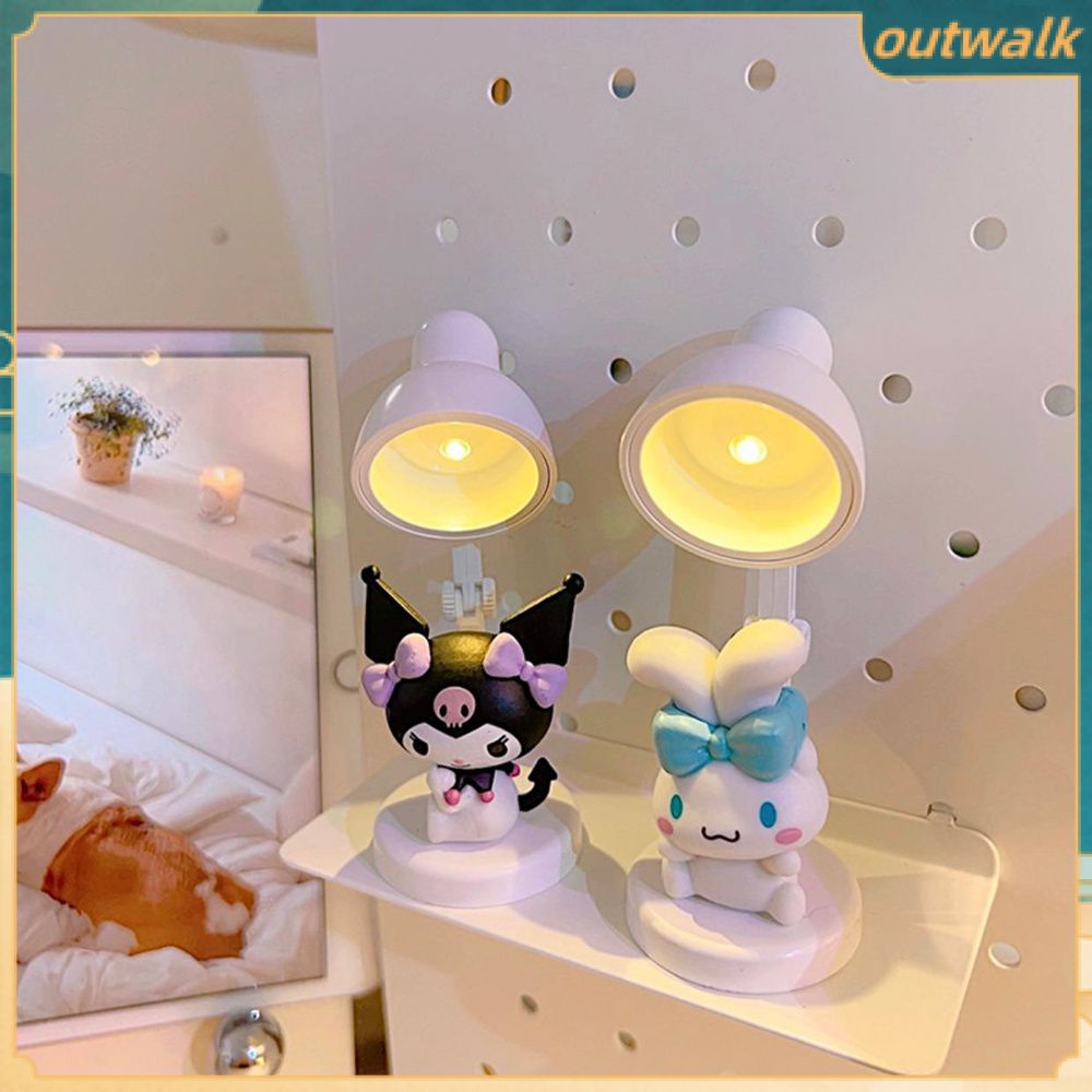 ⚡Còn Hàng⚡ Đèn Ngủ LED Hoạt Hình Sanrio Kuromi Melody Đèn Bàn Mini Mini Đèn Ngủ Từ Tính để Bàn Đèn Khí Quyển Quà Tặng đồ   Trẻ Em