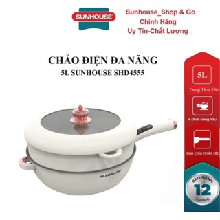 Chảo điện đa năng 5L SUNHOUSE SHD4555_Hàng chính hãng