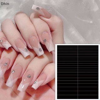 [Dhin] Miếng Dán Dẫn Đầu Móng Tay Kiểu Pháp Gợn Sóng Diy