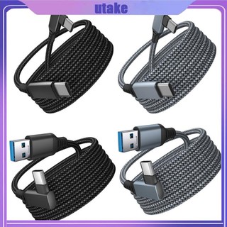 Cáp truyền dữ liệu utakee tương thích với oculus quest 2 pc usb c cho tai nghe vr