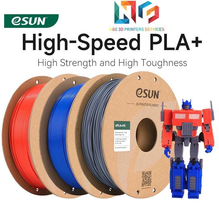 Nhựa in 3d eSun ePLA+HS (High speed) dùng cho các dòng máy in 3d in tốc độ cao 1kg/Cuộn